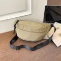 Καφέ casual τσάντα στήθους για άνδρες και γυναίκες, ευέλικτη τσάντα μέσης. - Πράσινο του Δάσους