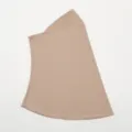 Crystal linen women pullover hijab sun protection neck guard cap detail shot showing texture. - 48*36 / Camel