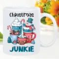 Kerst koffiekop witte keramische kantoor beker met schattig feestelijk cartoonontwerp - Stijl 1