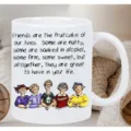 Keramik Kaffeetasse mit lustigem Text und Cartoon-Illustration, ideal für Büro und Alltag. - Stil 3