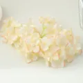 Artificial small hydrangea flower heads for DIY crafts, clothing accessories, and gift boxes. - Light Orange