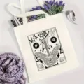 Borsa tote in tela con stampa grafica rock tour, borsa a tracolla casual per uso quotidiano. - 42cm*35cm / Stile a tema rock
