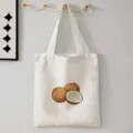 Borsa shopper in tela con stampa di cocco borsa a mano casual per uso quotidiano - 42cm*35cm / Cocco