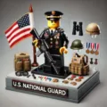 Military building blocks toy set with soldier action figure, flag and tactical parts. - Military Building Block 6