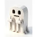 Halloween ghost building block toy white middle finger funny brick model toy set - 213 Pieces / White Ghost