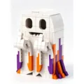 Halloween ghost building block toy with middle finger gesture and light, puzzle brick model. - 213 Pieces / Colorful Ghost