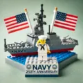 Military aircraft carrier building blocks toy set with navy sailor minifigure detail. - US Military Building Block One