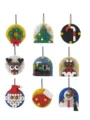 Christmas building block hanging ornaments 9pcs set, DIY festive party tree decorations. - Christmas Multi-Function Refrigerator Magnet Set