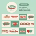 Cinta washi retro americana cinta adhesiva decorativa material de pegatinas para diario DIY. - Lenguaje de las flores
