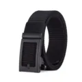 Ceinture en Nylon Noir pour Homme avec Boucle Automatique en Alliage Style Tactique - 3018 Noir