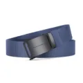 Ceinture Toile Bleue Homme Boucle Automatique Nylon Tissé Mode Casual Style Variante - 3028 Bleu