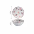 Bol en céramique motif floral, magnifique vaisselle de 4 pouces pour la cuisine et table. - Plat lotus 4 pouces - Explosion de couleurs