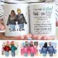 Custom Best Friends Ceramic Mug Personalized Sister Gift Coffee Cup Office Drinkware - Style 2