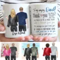 Customized ceramic mug with personalized dad artwork and meaningful text details. - Style 5