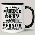 Taza de cafe de ceramica con asa negra, taza de regalo original para uso diario en el hogar. - 1
