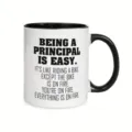 Divertida taza de café de cerámica para director con cita ingeniosa para oficina y hogar. - Estilo 2