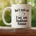 Funny quote ceramic coffee mug with retro clock design for office and home daily use white cup - Clock Pattern Print