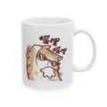 Tasse à café en céramique avec impression de chat mignon, tasse blanche pour le bureau et la maison. - Style 16