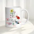 Customized family hands ceramic coffee mug, personalized name mug for mother day, office cup. - Family Gesture Style