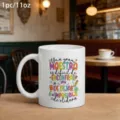 Witte keramische koffiemok 11oz leraar waardering cadeau voor kantoor drinkbeker - Stijl 1