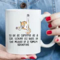 Taza de ceramica divertida con gato, bonita taza de cafe con frase para oficina y hogar - Estilo 10