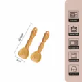 Set de cuillères en céramique forme baguette design créatif grand manche 2 pièces - Cuillère à Biscuit - Tourbillon Baguette - Lot de 2