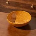 Bol en céramique moucheté orange, saladier déconstruit de 8 pouces avec capacité de 1200ml. - Bol Déconstruit de 8.25 Pouces / Orange