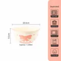 Bol en céramique avec joli nœud rose et motif cœur, bol à soupe de 7,25 pouces. - Bol de 7,25 Pouces