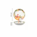 Assiette plate ronde en céramique citrouille nordique de 7 pouces vaisselle d'automne de cuisine - Assiette ronde nordique 7 pouces