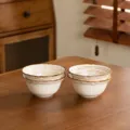 bols a riz en ceramique de 5 pouces lot de 4 retro vintage vaisselle de cuisine conteneur - Bol de 5 Pouces Set de 4 - Changement de Four Roman