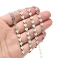 Stainless steel shell chain DIY jewelry components fashion metal handmade accessories link - Shell Style / Steel