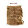 Stainless steel double curb chain 18K gold plated 5.5mm width DIY jewelry making supply - 1m / Gold