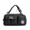Sac de voyage noir grande capacité sac à dos de sport multifonctionnel fitness pour tous - 68x40x28cm / Noir