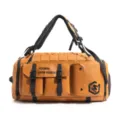 Sac de voyage de sport orange multifonctionnel et grande capacité pour hommes et femmes. - 68x40x28cm / Marron