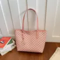 Rosa Shopper Tasche für Damen, stilvolle Umhängetasche mit großem Fassungsvermögen. - Rosa