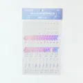 Momo PET Laser Sticker glitzernde Sterne Serie springende Notizen Tagebuch Aufkleber 1St - Tanzende Musiknoten