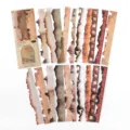 Vintage verbrannte Kanten lange Aufkleber Set für Tagebuch DIY Scrapbooking Retro. - Alte Geheimnisse