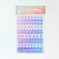 Momo PET laser stickers star series Guka decorative journaling stationery pack 1pc. - Cute Small Items