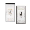Retro Tarot Chat Bloc Notes Etoile Lune Notes Adhesives Perforees Papeterie De Bureau Chic - Aventure Romantique