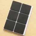 Verdikte anti-slip meubelkussens vierkante vloerbeschermer voor stoel tafel poot. - Vierkant / 12 stuks/pak