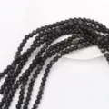Fili di perle rotonde in pietra ossidiana dorata naturale per braccialetti fai da te 8mm - Ossidiana dorata naturale