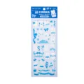 Blue ribbon rabbit decorative stickers cute cartoon adhesive stationery for journaling DIY crafts. - Ribbon Fluttering Bunny