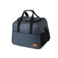 Dark blue insulated lunch bag cooler bag with shoulder strap for picnic and daily work use - Navy Blue