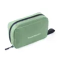 Green travel toiletry bag portable folding large capacity cosmetic storage bag main view. - 23x15x9cm / Green