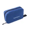 Portable Blue Waterproof Travel Toiletry Bag Large Capacity Cosmetic Makeup Storage Pouch - 23x15x9cm / Navy Blue
