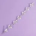 Silver rhinestone leaf hair vine bridal wedding party headpiece elegant hair accessory - Commuting Versatile Headband (HS-J5489)