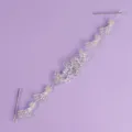 Silver Rhinestone Hair Vine Bridal Wedding Party Headpiece Hair Accessory Variant Style - Vintage French Headband (HS-J6828S)