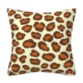 Fodera per cuscino con stampa leopardata astratta in morbido peluche per divano casa. - 45*45cm / modello 3