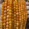 Natural stone loose round beads, high quality crystal DIY bracelet jewelry accessories wholesale. - Orange Sunstone Style (BF510) / 4MM Round Beads (Approx 92 Pcs)