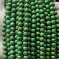 Natural green stone loose round beads for DIY bracelet jewelry making, semi-finished accessories - Green Malachite Style (BF510) / 6MM Round Beads (Approx 61 Pcs)